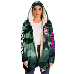 Kitsune Green Camo Cloak