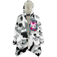 Kitsune Snow Camo Cloak