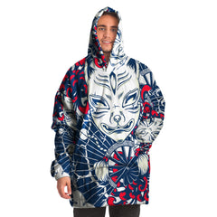 Kitsune White Art Snug Hoodie