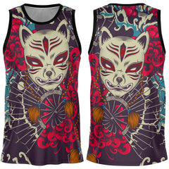 Kitsune Art Basketball Jersey