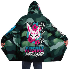 Kitsune Green Camo Cloak