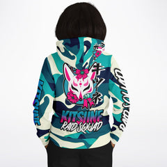 Kitsune Emerald Camo Hoodie