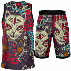 Kitsune Art Basketball Set Rib