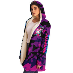 Kitsune Purple Blue Camo Cloak