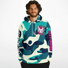 Kitsune Emerald Camo Hoodie