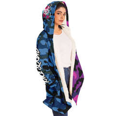 Kitsune Purple Blue Camo Cloak