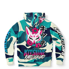 Kitsune Emerald Camo Hoodie