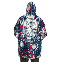 Kitsune White Art Snug Hoodie