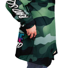 Kitsune Green Camo Cloak