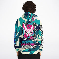 Kitsune Emerald Camo Hoodie