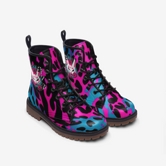 Dripping Leopard Men Boots