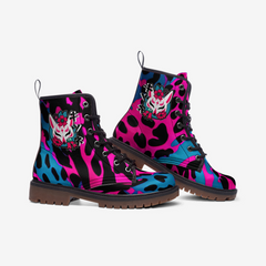 Dripping Leopard Men Boots