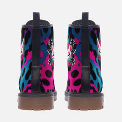 Dripping Leopard Men Boots