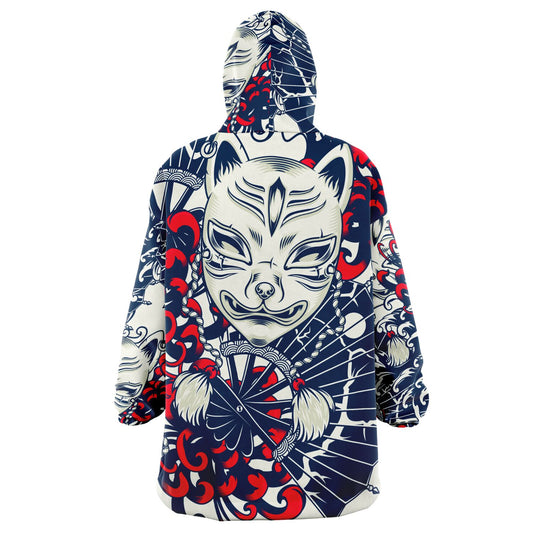 Kitsune White Art Snug Hoodie