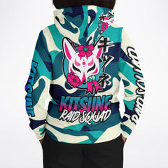 Kitsune Emerald Camo Hoodie