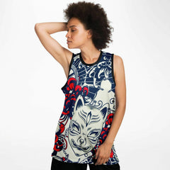 Kitsune Art Basketball Jersey